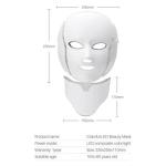 PDT Photon Light LED Face Mask Facial And Neck Skin Beauty Therapy 7 Colors
