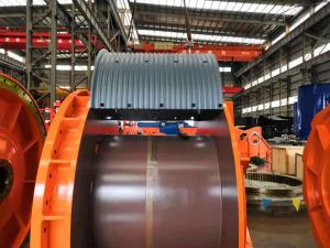 China Monolithic Wire Rope Winch Drum Marine Anchor Ships And Lifting Machinery factory
