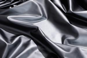China Solid 137cm Black PU Leather , Waterproof PU Artificial Leather factory