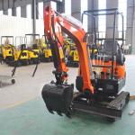 EPA Mini Crawler Excavators 1700kg Mini Excavator Swing Boom Canopy