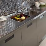 2021 NEW Design 304 Stainless Steel Modern Modular Kitchen Cabinet