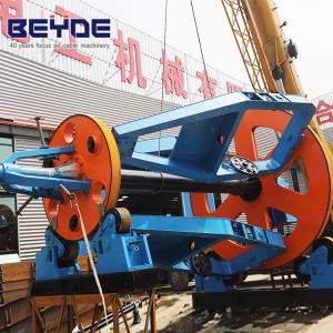 China Pintle Type Cable Making Machine , Vertical Double Twister Machine factory