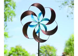 China Decorative Wind Outdoor Metal Sculpture Stainless Steel Kinetic Sculpture Custom Size factory