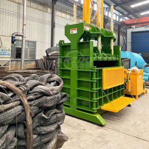 Automatic Hydraulic Tire Baler Machine for Metal & Plastic