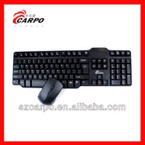 China Cheapest Hot sales wireless keyboard combo factory