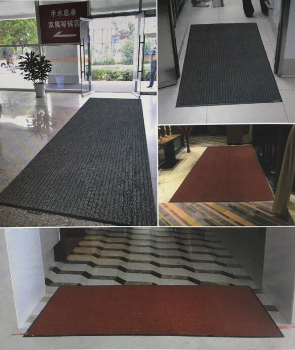 Pile weight 3.80kg/SM Hotel Entrance Mats Synthetic Fiber Yarn
