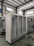 Under unit Convenience three glass doors Refrigerated stereoscopic display