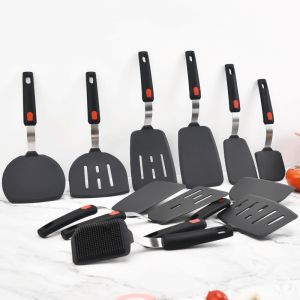 11pcs Silicone Spatula Turner Silicone Kitchen Cookware Utensils Set Kitchen