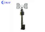 20M Height 50KG 48000lm Vehicle Mounted Telescopic Mast