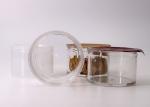 Round Clear Small Plastic Containers Capacity 30 Gram / Protein Powder Packaging