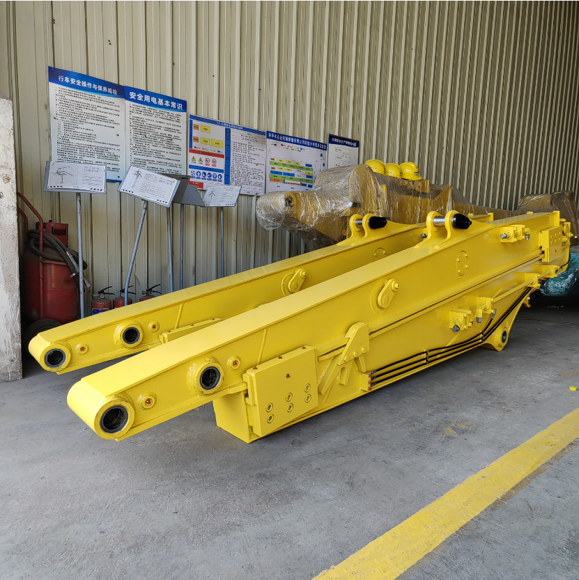 Excavator sliding arm for SH125、SH135 8m are sturdy and durable with greater digging power