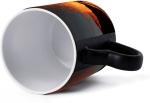 Colorful Peacock Color Changing Mug Ceramic Coffee Heat Sensitive Cup Discolorat