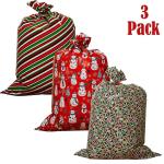 Colorful Plastic Gift Wrap Bags For Christmas Party