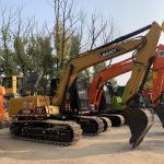 13000KG Second Hand Used SANY SY135C Crawler Excavator Digger With Low Working