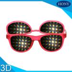 PH0028 Flip Up 3D Diffraction Glasses With CE FCC RoHS Strong Effect Glasses