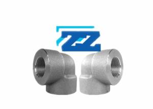 China Class 6000 Steel Pipe Elbow GI Thread 3 &quot; ASTM A182 F22 BS 3799 Male Thread factory