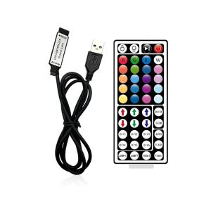 China USB 5V Powered 44 Key IR Remote Controller For LED RGB Strip Light factory