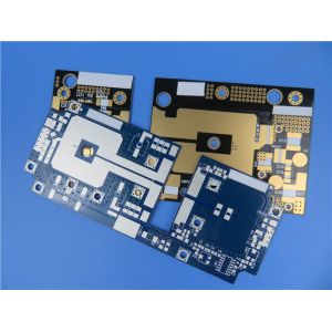 China Double Sided RF-60TC PCB Board Built On 25mil Substrates With Immersion Gold factory