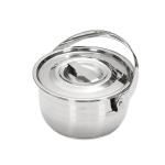 Home use 4pcs stock pot cooking cookware set with lid handle
