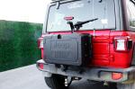 Aluminum Alloy Tail Gate Storage Box Spare Wheel Replacement for Jeep Wrangler