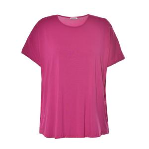 China Pink Color Fashion Ladies Blouse V Neck Soft Feeling Cotton / Spandex For Summer factory