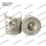 Piston 4D32 Combustion chamber 52mm Height 112.3mm ME018277 For Mitsubishi
