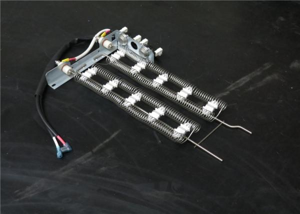 Electric Heating Element Wire Coil / Electric Fan Coil Heater SS Steel Metal