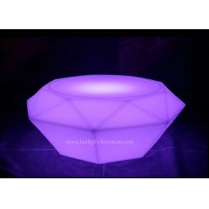 Diamond Design Stylish LED Cocktail Table Weather Proof With Relax Soft Light
