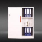 Modern Style Two Door Cabinet Tambour Door Steel Filing Cupboard Cabinet