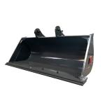 Strength Yellow / Black Excavator Ditching Bucket 0.1-4 Cbm Capacity For Tough
