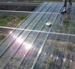 Transparent Polycarbonate Corrugated Sheet PV Roofing For Greenhouse Sun Room