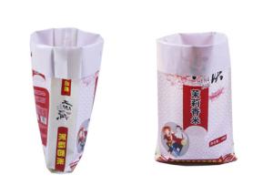 China 100% Virgin PP Woven Pig Feed Bags , Livestock Feed Bags Double Folded factory
