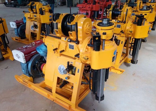 XY-1A 150 Meters Water Well Drilling Rig Borehole Depth With Compact Structure