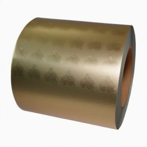 China Golden Embossing Metalized Paper Cigarette Innerliners For Tobacco factory