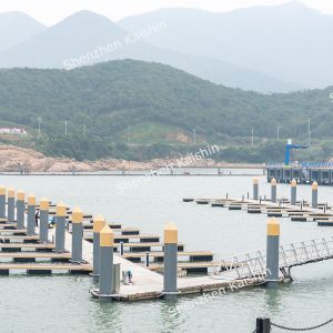 China Customizable Aluminum Alloy Floating Docks Marina Pontoon Bridge factory