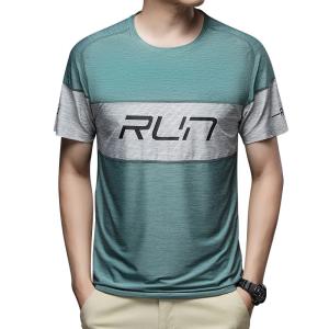 China Summer Thin Personality Running Breathable Jacket Camo Square Ice Silk T Shirt Men factory