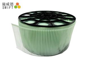 China Straight Green Strip Cable Ties Higunylon Polyamide 66 Material 100mm Length factory