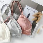 16mm Triangle Wrap Seamless Sexy Women Bras Front Closure Wireless Bra