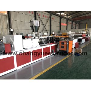 Stable Extrusion High Output Plastic Board Machine for Advertisement Industry