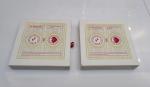 FSC Custom Rigid Box Packaging with paper inner tray Gold foil staming Embossing
