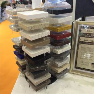 Custom Acrylic Tile Display Racks, Polishing Counter Top Display Rack