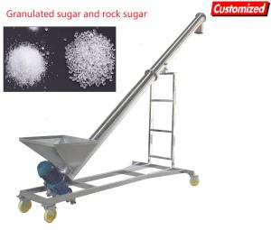 China Stainless Steel Screw Auger Feeder For Various Powder Products Transportation Custom Design factory