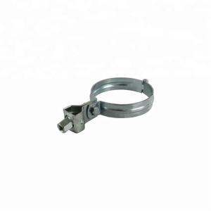 China Stainless Steel Pipe Clamps With Rubber Grommet Brackets Strap Support factory