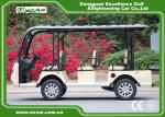 Durable 72V 7.5KM Electric Sightseeing Car With Storage Basket Climbing Capacity