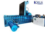 250 Ton Hydraulic Manual Pickup Scrap Baler Machine Blue Color