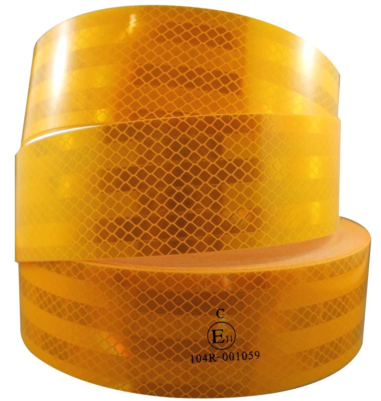 ECE 104 Conspicuity Tape - Reflective Safety Tape for Trucks Trailers Buses Cars