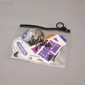 China Custom Make Up PVC Zipper Storage Bag Transparent Waterproof factory