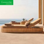 Customized Color Sun Lounger for Outdoor Garden Furniture in Hotel Beach Luxury