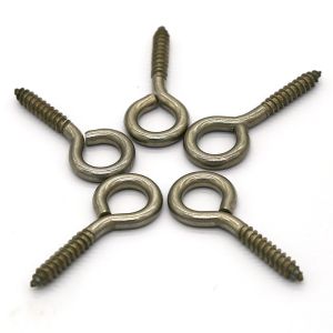 DIN Standard Eye Screws High Grade 8.8/10.9/12.9 Titanium Metal Plastic-Wood Screws Hex Cap Binding M5 M8 M6 M4 M2 M10 M12 M7