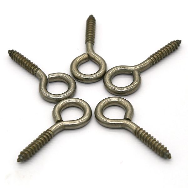 China DIN Standard Eye Screws High Grade 8.8/10.9/12.9 Titanium Metal Plastic-Wood Screws Hex Cap Binding M5 M8 M6 M4 M2 M10 M12 M7 factory